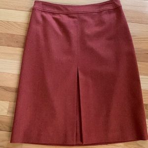 LOFT rusty orange skirt